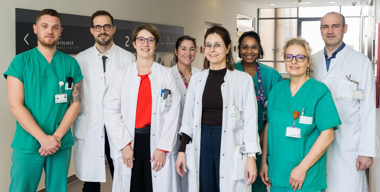 Photo de l'équipe d'oncologie du CHL