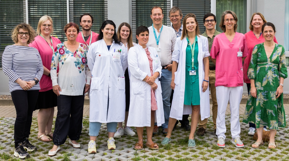 Photo des équipes impliquées dans le Hub maladies rares