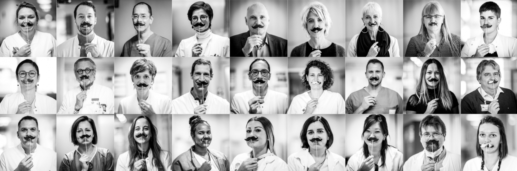 Santé masculine : le CHL arbore la moustache pour Movember